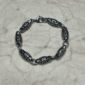 Stainless Steel Bracelet 8 inches Unique Design
